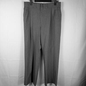 Honig’s Whistle Stop 34R Pleated Gray Referee Dress Pants Men USA Classic Fit